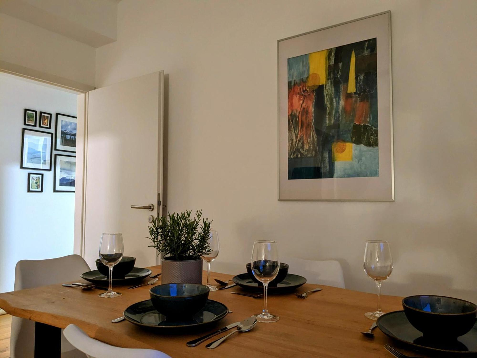 55Qm Messe Wohnung, Trade Fair, 6 Minuten Zur Messe Райнштеттен Экстерьер фото